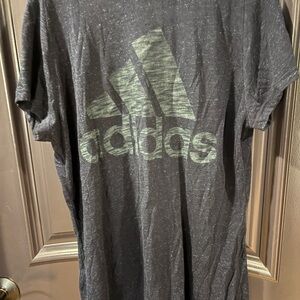 Adidas Women’s Gray T-Shirt with Logo